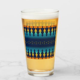 Verre Motif des pins couchés du sud-ouest