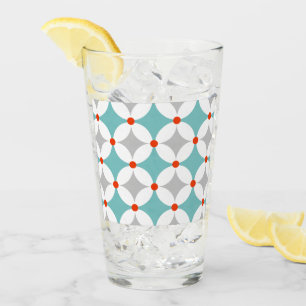 Verre Motif géométrique moderne rétro du milieu du si