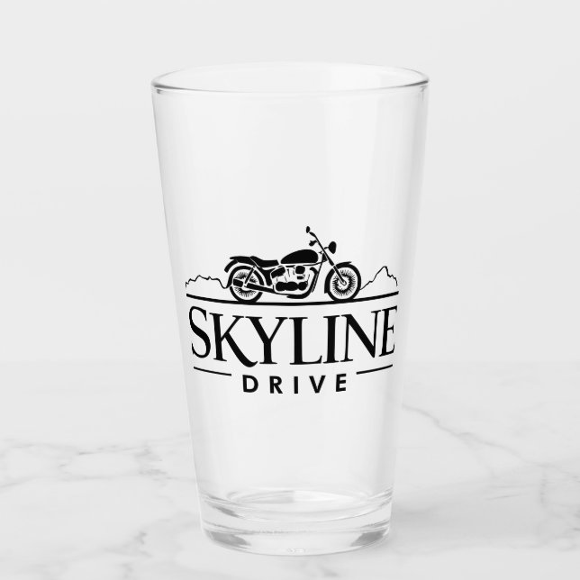 Verre Moto Skyline Drive Virginia (Devant)