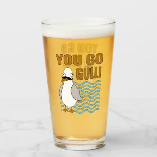 Verre Mouette de moustache vous allez mouette