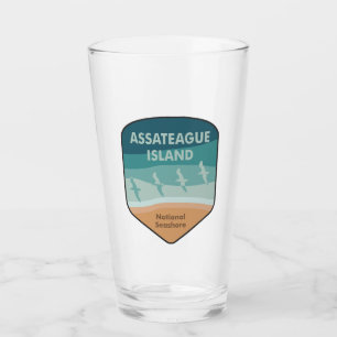 Verre Mouettes du littoral national de l'île Assateague