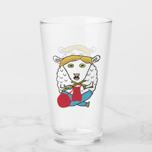 Verre Mouton de Tricot amusant