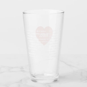 Verre Multilingual Love Tumbler Dusty Rose Personnalisé