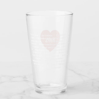 Verre Multilingual Love Tumbler Dusty Rose Personnalisé