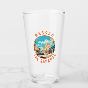 Verre Nassau Bahamas Travel Art Vintage