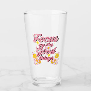 Verre Nature Soul Slogan Focus sur les bonnes choses