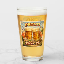 New Ulm MN Minnesota German Prost Glass