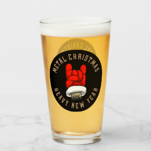 Verre Noël en métal lourd
