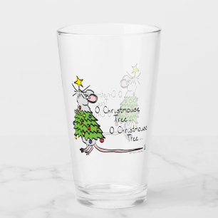 Verre Noël Mouse mignonne Drôle Vacances