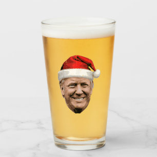 Verre Noël Trump Visage Père Noël Drôle Xmas Meme 