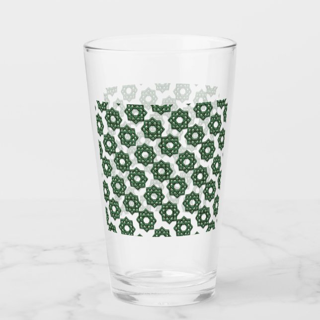 Verre Noeud Shamrock foncé "Designer" (Devant)