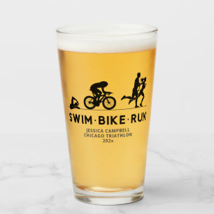 Verre Noir ・ Course à vélo de natation Triathlon série d