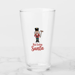 Verre Noix aujourd'hui Santa Drôle Casse-Noix Noël Santa