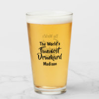 Nom personnalisé Funniest Drunkard (ou VOTRE texte