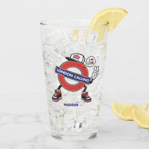 Verre Nom personnalisé London Calling