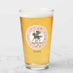 Verre Nom personnalisé SIGNE Zodiaque Sagittaire