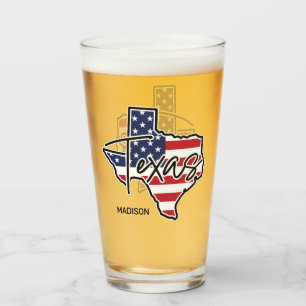 Verre Nom personnalisé Texas