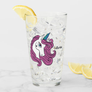 Verre nommé fait sur commande de pinte de licorne