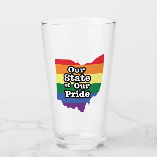 Verre Notre État de notre fierté| Ohio (Devant)