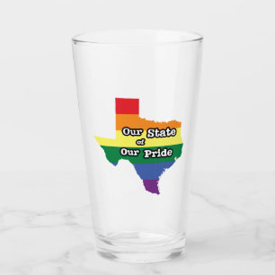 Verre Notre État de notre fierté Texas