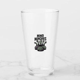 Verre Nourriture de cerveau de mort-vivant Vintage Mains