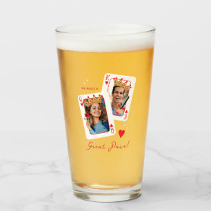Verre Nous faisons un grand jour de valentines de couple