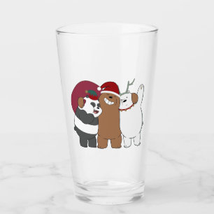 Verre Nous Ours Nus - Bonnes Fêtes