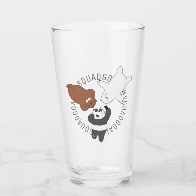 Verre Nous portons des ours nus - #SquadButs (Devant)