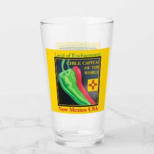 Verre Nouveau-Mexique Chili Terre de thé d'enchantement