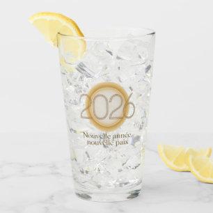 Verre Nouvelle année, nouvelle paix