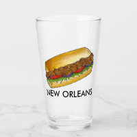 Nouvelle-Orléans NOLA Crevettes Po'Boy Sandwich Lo