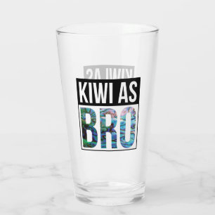 VERRE NOUVELLE-ZÉLANDE KIWI EN TANT QUE BRO SIMPLE PAUA