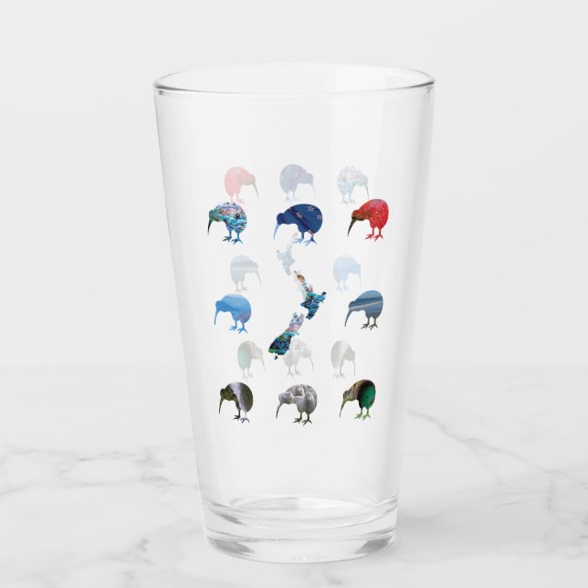 VERRE NOUVELLE-ZÉLANDE KIWIS (Devant)