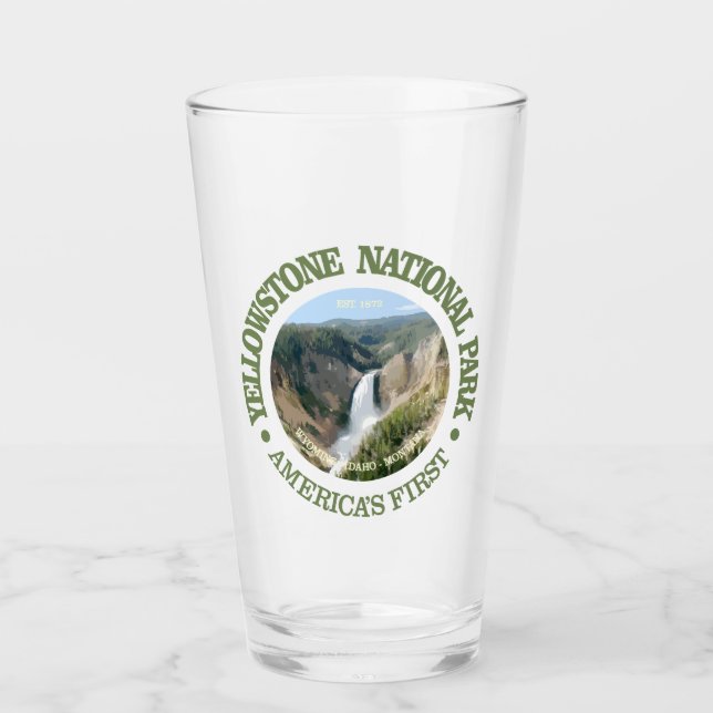 Verre NP de Yellowstone (chutes) (Devant)