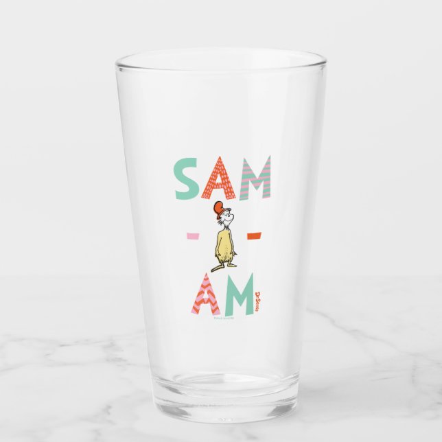 Verre Oeufs verts et jambon | Sam-I-Am (Devant)