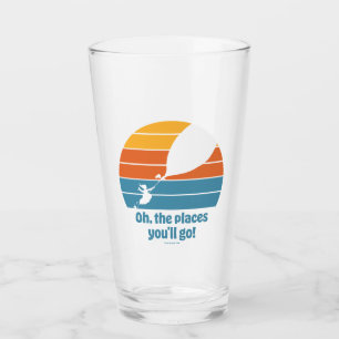 Verre Oh, les endroits où vous irez ! Coucher de soleil