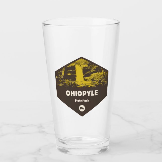 Verre Ohiopyle State Park Pennsylvanie (Devant)