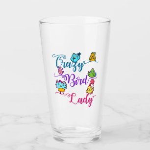 Verre Oiseau fou Lady Propriétaire Oiseau Oiseau Oiseau