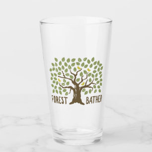 Verre Oiseaux de brume forestier