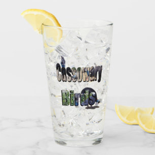 Verre Oiseaux De Cassothérapie Et Logo D'Image,