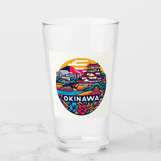 Verre Okinawa Design Tumbler (Devant)