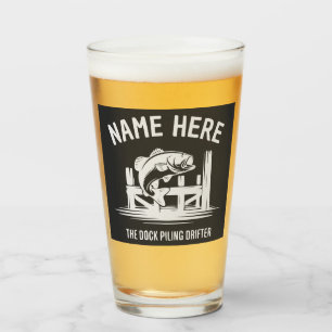 Verre Ombre de quai de nom personnalisé Bass