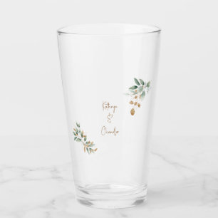 Verre or Noms Glam Foliage Mariage