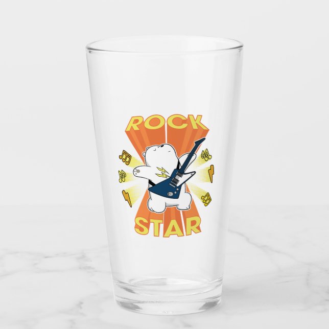 Verre Ours de glace - Rock Star (Devant)