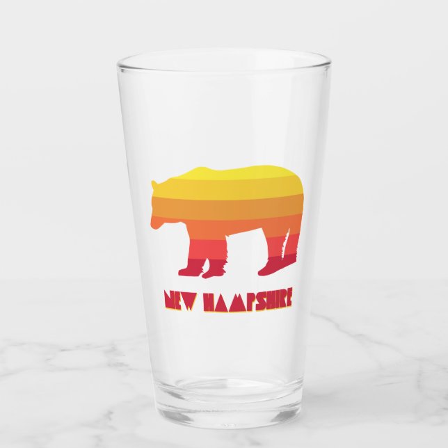 Verre Ours du New Hampshire (Devant)