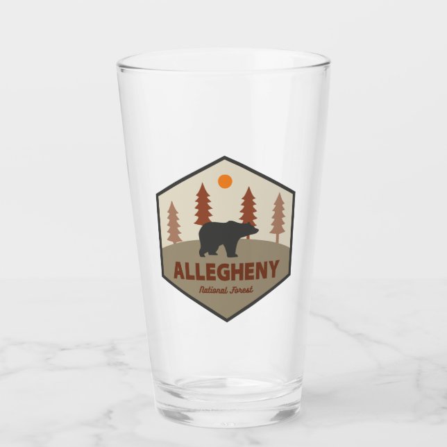Verre Ours forestier national d'Allegheny (Devant)