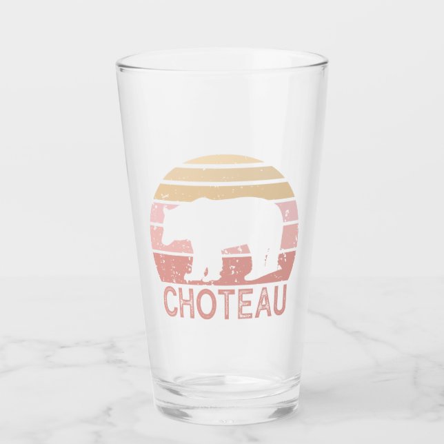 Verre Ours rétro Choteau Montana (Devant)
