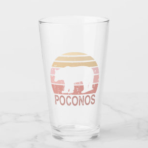 Verre Ours rétro Poconos
