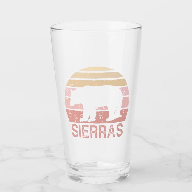 Verre Ours rétro Sierras (Devant)
