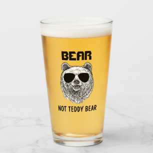 Verre OURS SUR MESURE PAS TEDDDY OURS Hommes Drôle cadea